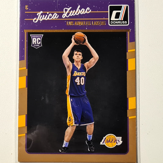 Ivica Zubac 2016-17 Panini Donruss Rookie RC  #176 NBA Basketball LA Lakers Excellent Sleeved