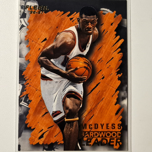 Antonio McDyess 1996 Fleer 96-97 Hardwood Leader #126 NBA Basketball Denver Nuggets, ausgezeichnet, neuwertig, mit Ärmeln