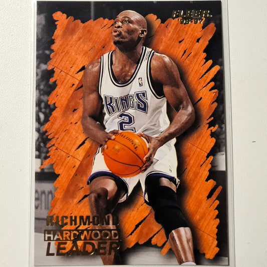Mitch Richmond 1996 Fleer 96-97 Hardwood Leader #142 NBA Basketball Sacramento Kings, ausgezeichnet, neuwertig, mit Ärmeln