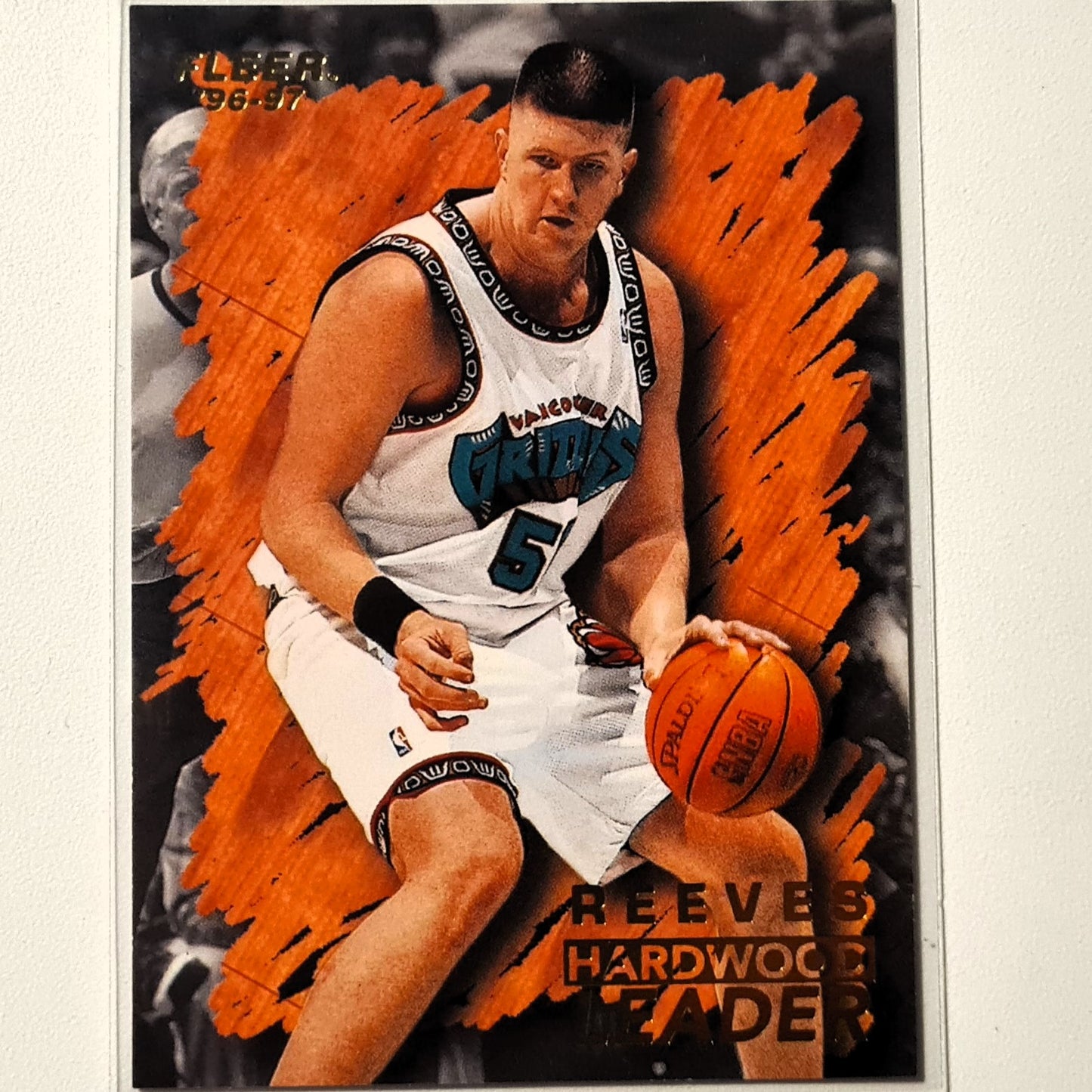 Bryant Reeves 1996 Fleer 96-97 Hardwood Leader #147 NBA Basketball Vancouver Grizzlies Excellent-Mint Sleeved