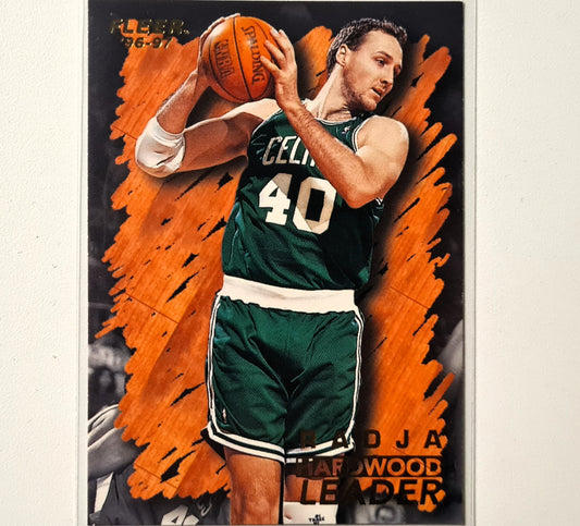 Dino Radja 1996 Fleer 96-97 Hardwood Leader #121 NBA Basketball Boston Celtics Excellent-Mint Sleeved