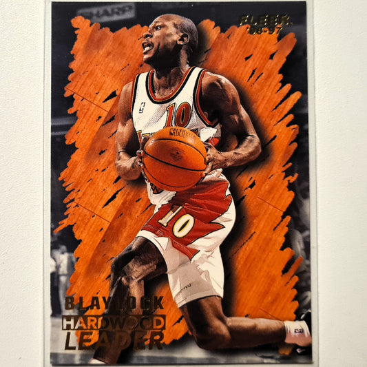Mookie Blaylock 1996 Fleer 96-97 Hardwood Leader #120 NBA Basketball Atlanta Hawks Excellent-Mint Sleeved