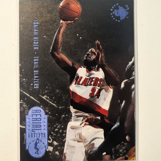 Isaiah Rider 1997 Upper Deck UD3 NBA Basketball #53 Ariel Artists Portland Trail Blazers Excellent Sleeved