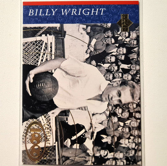 Billy Wright 1997 Upper Deck England Soccer 100 centurions #72 England World cup Very good sleeved