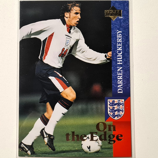 Darren Huckerby 1997 Upper Deck England Soccer on the edge  #67 England World cup Very good sleeved