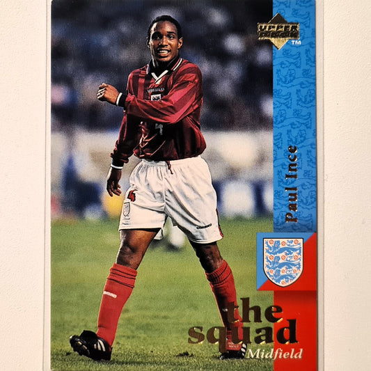 Paul Ince 1997 Upper Deck England Soccer The squad  #21 England World cup Good-Very good sleeved