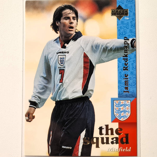 Jamie Redknapp 1997 Upper Deck England Soccer The Squad #29 England Weltmeisterschaft Gute-sehr gute Ärmel