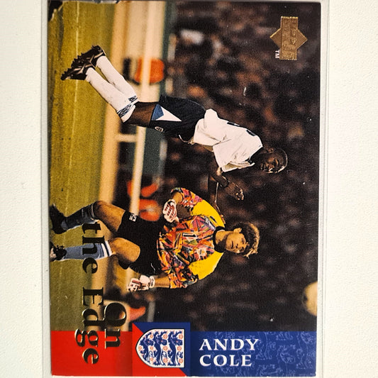 Andy Cole 1997 Upper Deck England Soccer on the edge  #71  England World cup Good sleeved