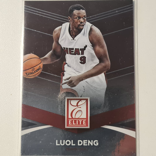 Luol Deng 2014-15 Panini Donruss Elite #28 NBA Basketball Miami Heat Very good sleeved