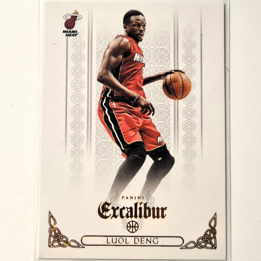 Luol Deng 2014-15 Panini Excalibur #111 NBA Basketball Miami Heat Excellent sleeved