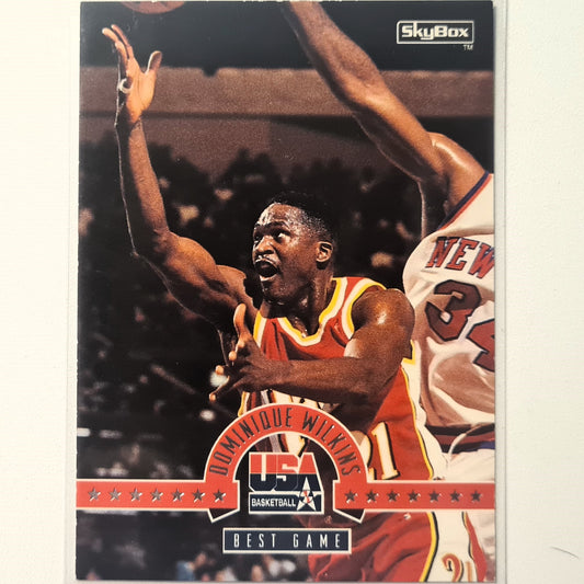 Dominique Wilkins 1994 Skybox USA Basketball NBA Best Game #33 NBA Basketball Fair/Good sleeved