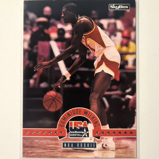 Dominique Wilkins 1994 Skybox USA Basketball NBA Rookie #32 NBA Basketball Fair/Good sleeved