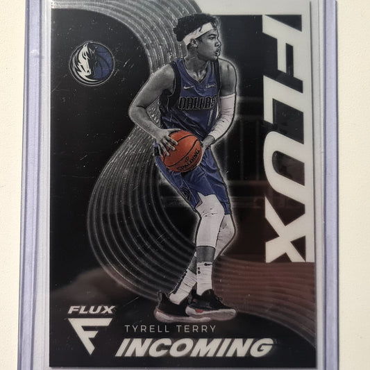 Tyrell Terry 2020-21 Panini Flux incoming rookie RC #14 NBA Basketball Dallas Mavericks Excellent/Mint Sleeved