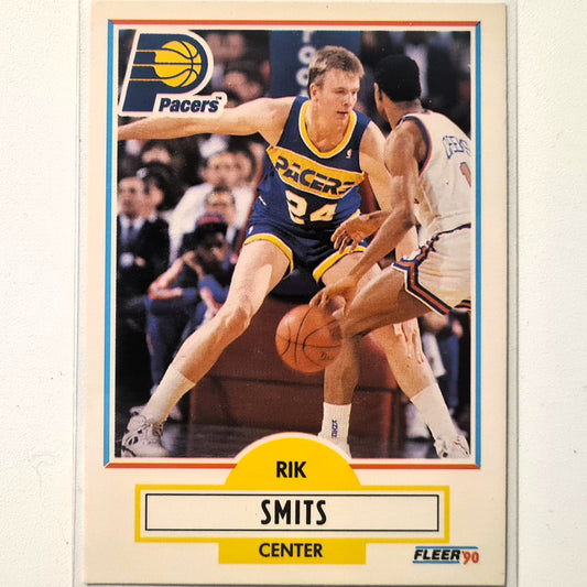 Rik Smits 1990 Fleer #82 NBA Basketball Indiana Pacers Very good Sleeved
