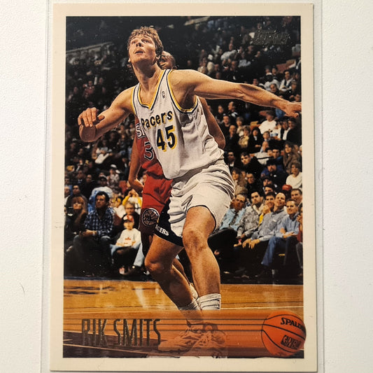 Rik Smits 1996 Topps #10 NBA Basketball Indiana Pacers Excellent Sleeved