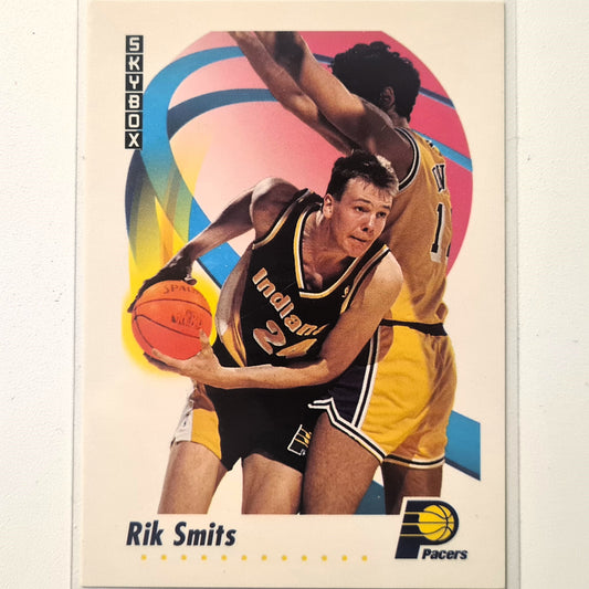Rik Smits 1991 Skybox #118 NBA Basketball Indiana Pacers Excellent Sleeved