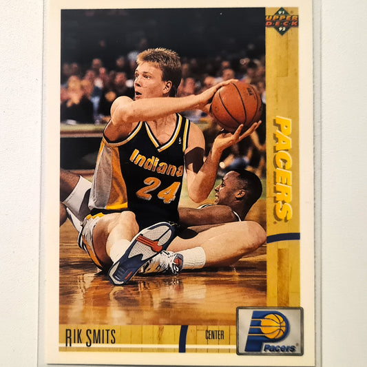 Rik Smits 1991 Upper-Deck #294 NBA Basketball Indiana Pacers Excellent Sleeved