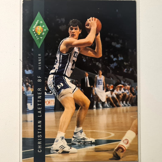 Christian Laettner 1992 classic DRAFT PICK ROOKIE RC #315 NBA Basketball  Minnesota Timberwolves Fair sleeved