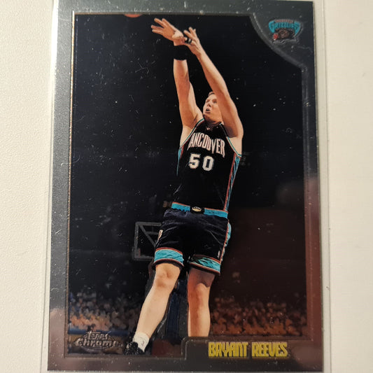 Bryant Reeves 1999 Topps Chrome  #188 NBA Basketball Vancouver Grizzlies Excellent Mint sleeved