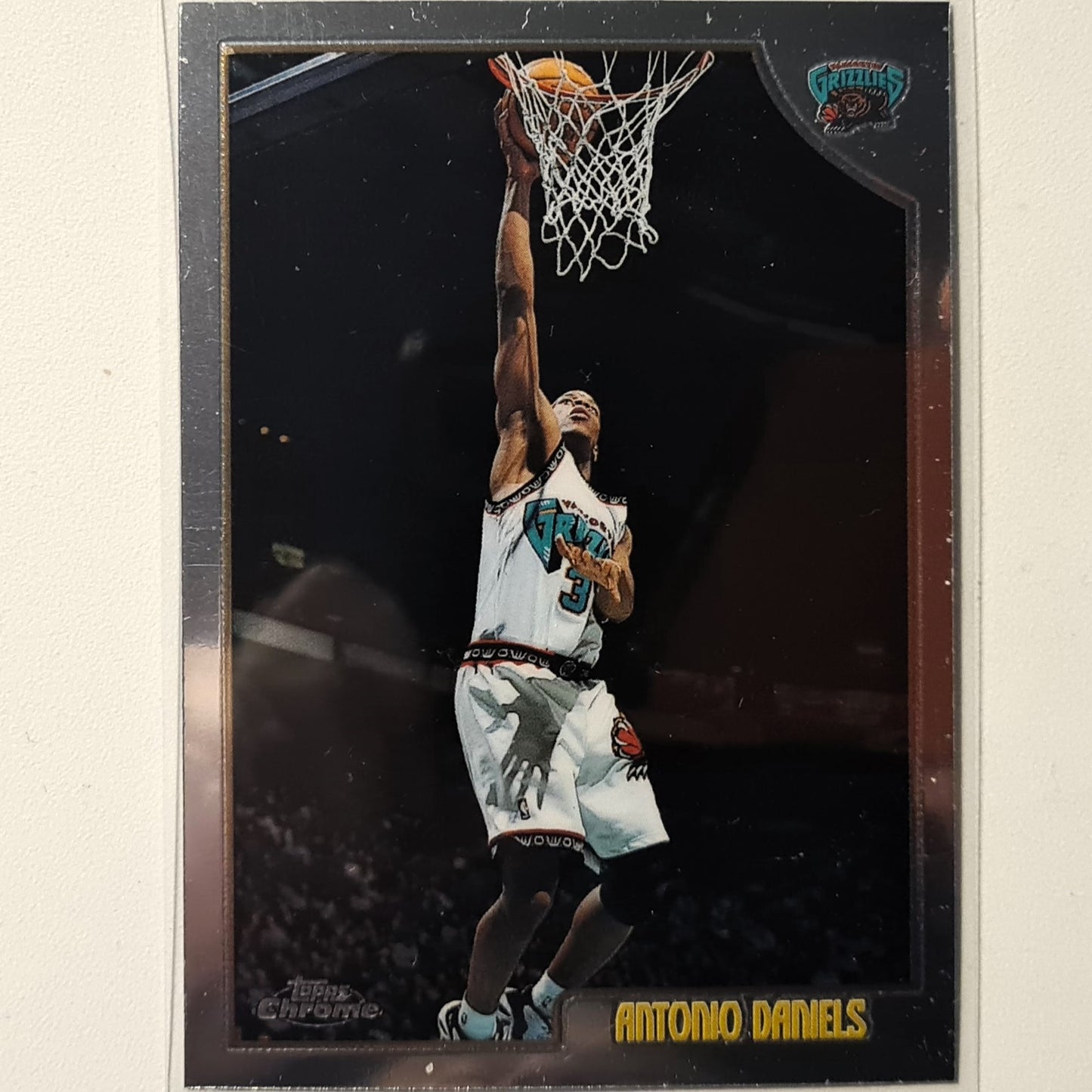 Antonio Daniels 1999 Topps Chrome  #33 NBA Basketball Vancouver Grizzlies Excellent Mint sleeved