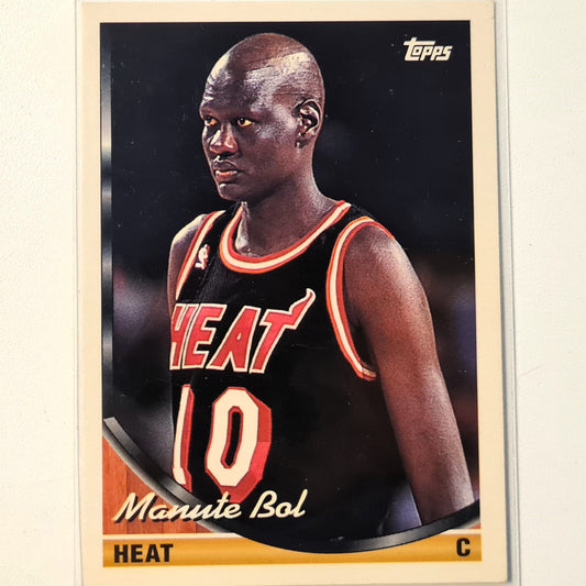 Manute Bol 1994 Topps #215 NBA Basketball Miami Heat Ausgezeichnete Ärmel