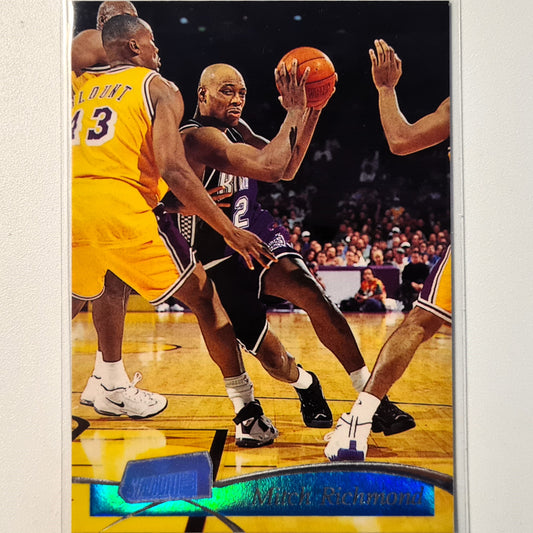 Mitch Richmond 1998 Topps Stadium Club #40 NBA Basketball Sacramento Kings Sehr gute Ärmel