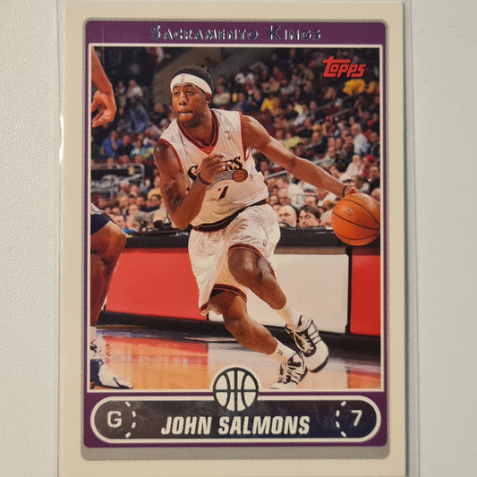John Salmons 2006 Topps #179 NBA Basketball Sacramento Kings Excellent Sleeved