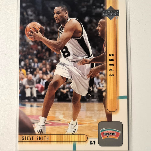 Steve Smith 2002 Upper-Deck #377 NBA Basketball San Antonio Spurs Ausgezeichnete Ärmel