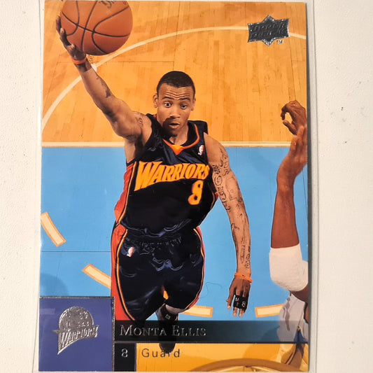 Monta Ellis 2009-10 Upper-Deck #53 NBA Basketball Golden State Warriors Ausgezeichnete Ärmel