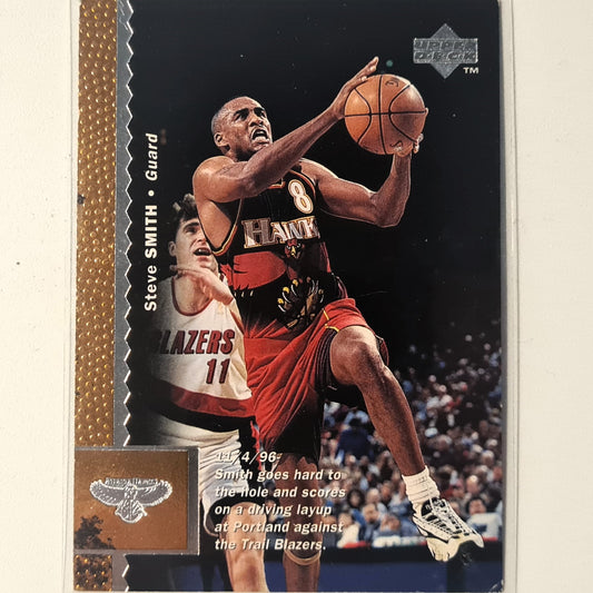 Steve Smith 1997 Upper-Deck  #184 NBA Basketball Atlanta Hawks fair/good sleeved