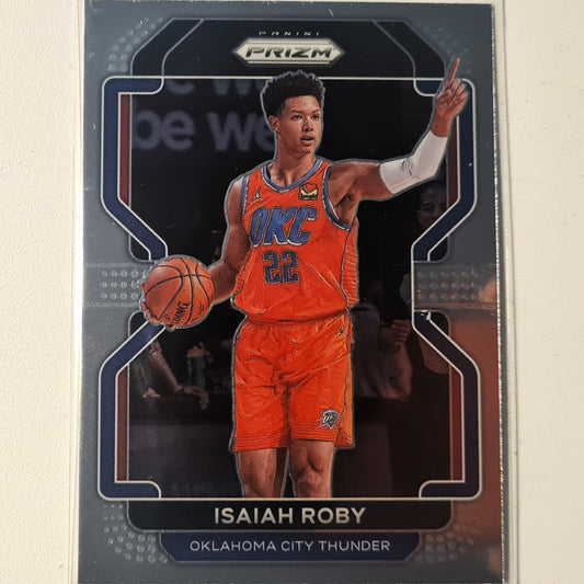 Isaiah Roby 2021-22 Panini Prizm #133 NBA Basketball Oklahoma City Thunder Excellent/Mint sleeved