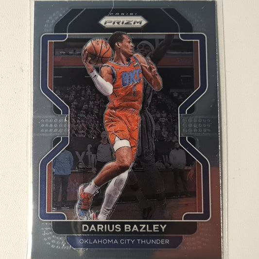 Darius Bazley 2021-22 Panini Prizm #237 NBA Basketball Oklahoma City Thunder Excellent/Mint sleeved