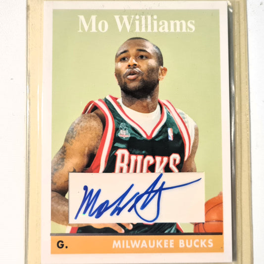 Mo Williams 2008 Topps Autograph #112 NBA Basketball Milwaukee Bucks very good sleeved