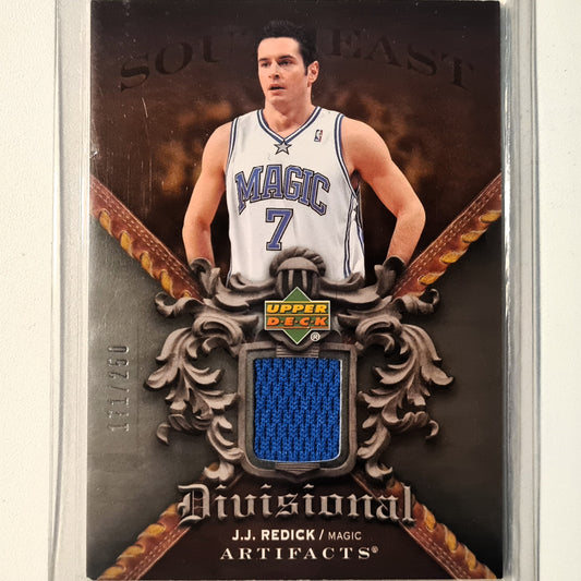 JJ Redick 2007-2008 Upper-Deck Divisional Artifacts patch numbered 111/250  DA-JR NBA Basketball Orlando Magic very good sleeved