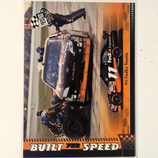 Denny Hamlin 2009 Presspass premium #57 Nascar Motorsports fedEX Toyota Very good sleeved