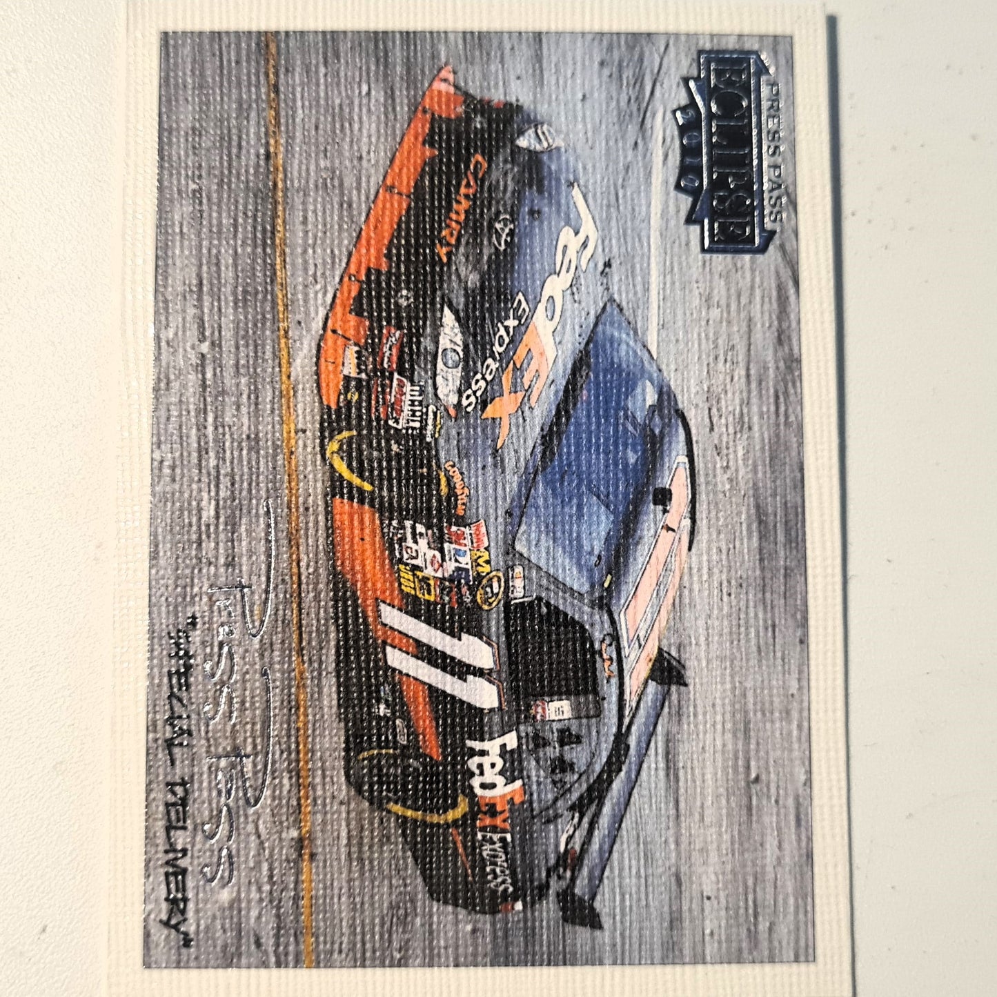 Denny Hamlin 2010 PRESSPASS Eclipse #31 Nascar Motorsports Ausgezeichnete Ärmel