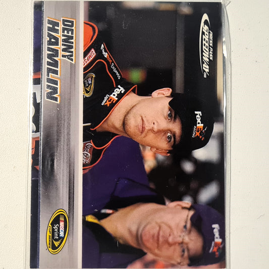 Denny Hamlin 2008 PRESSPASS Speedway #30 Nascar Motorsports good-very good sleeved