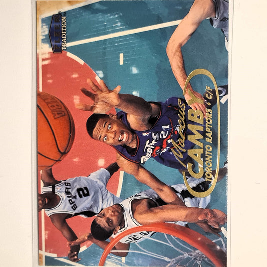 Marcus Camby 1998 Fleer Tradition #6 NBA Basketball Toronto Raptors Ausgezeichnete Ärmel