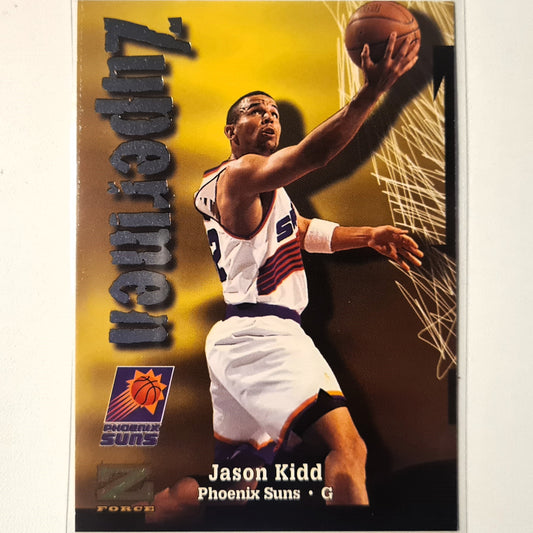 Jason Kidd 1998 Skybox Z-force Zupermen #202 NBA Basketball Phoenix Suns Excellent Sleeved