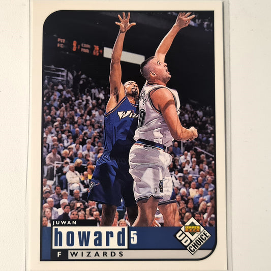 Juwan Howard 1998 Upper-Deck #153 NBA Basketball Washington Wizards Hervorragende Minthülle