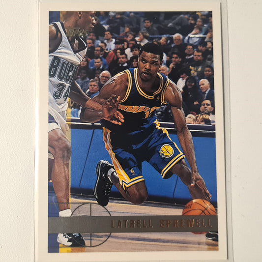 Latrell Sprewell 1997 Topps #51 NBA Basketball Golden State Warriors Sehr gute/ausgezeichnete Ärmel