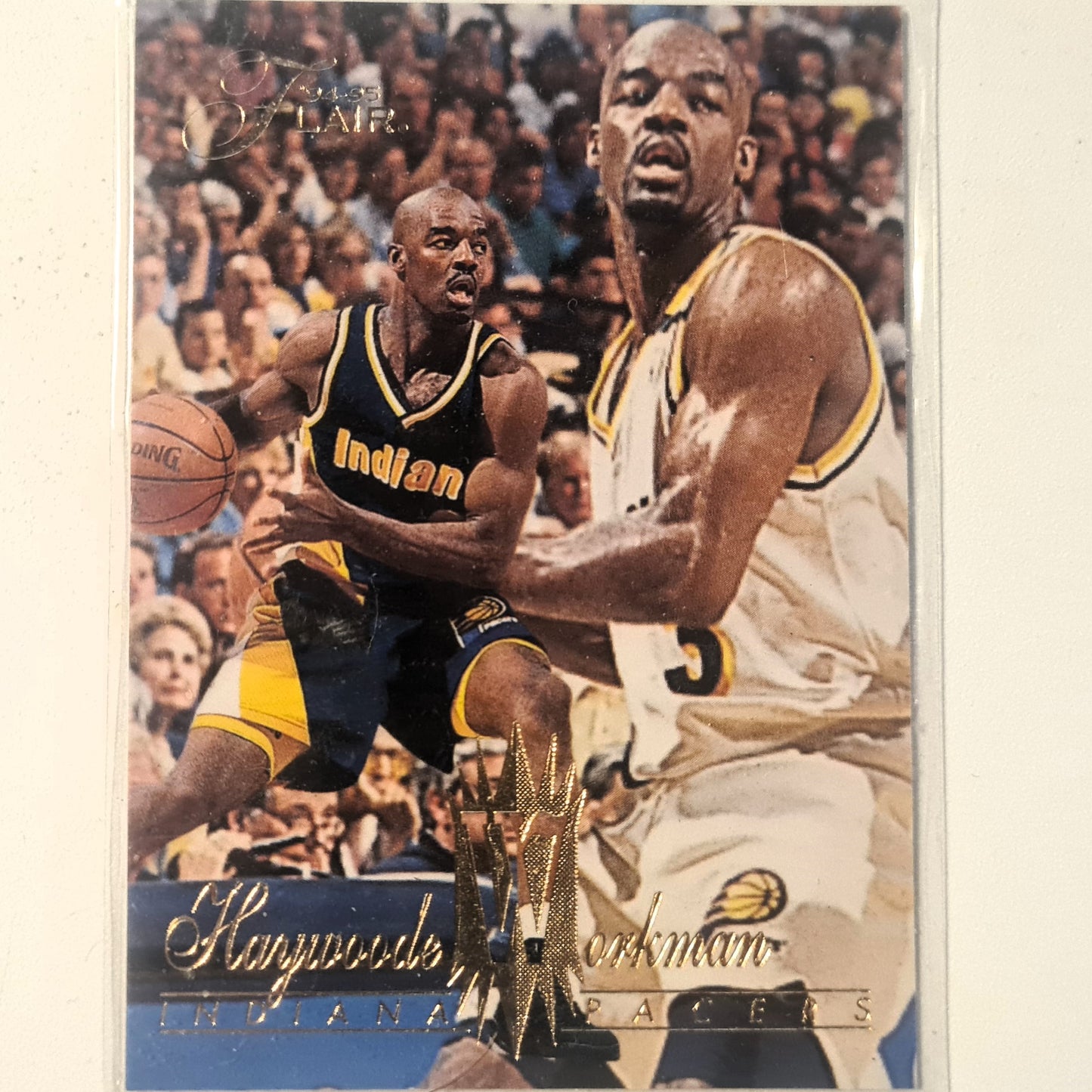 Haywoode Workman 1994 Fleer Flair 94-95 #65 NBA Basketball Indiana Pacers Ausgezeichnete Ärmel