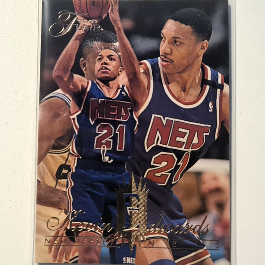 Kevin Edwards 1994 Fleer Flair 94-95 #97 NBA Basketball New Jersey Nets Excellent Sleeved