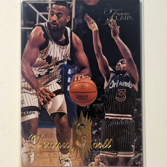 Dennis Scott 1994 Fleer Flair 94-95 #108 NBA Basketball Orlando Magic Excellent Sleeved