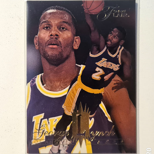 George Lynch 1994 Fleer Flair 94-95 #74 NBA Basketball LA Lakers Ausgezeichnete Ärmel