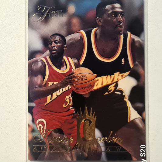 Tyrone Corbin 1994 Fleer Flair 94-95 #176 NBA Basketball Atlanta Hawks Excellent Sleeved