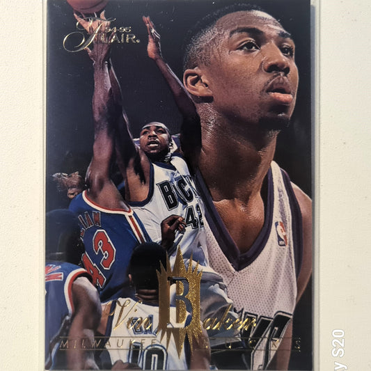 Vin Baker 1994 Fleer Flair 94-95 #83 NBA Basketball  Milwaukee Bucks Excellent  Sleeved