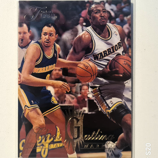 Chris Gatling 1994 Fleer Flair 94-95 #50 NBA Basketball Detroit Pistons Golden State Warriors Excellent  Sleeved