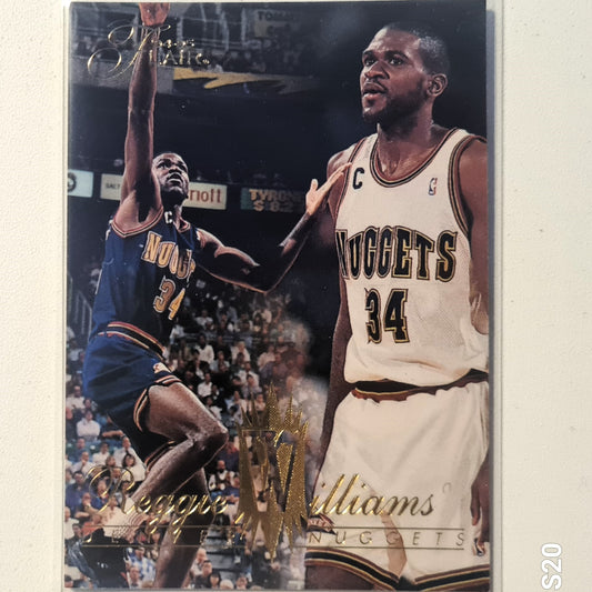 Reggie Williams 1994 Fleer Flair 94-95 #44 NBA Basketball Denver Nuggets Ausgezeichnete Ärmel