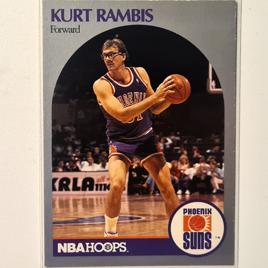 Kurt Rambis 1990 NBA Hoops #241 NBA Basketball Phoenix Suns, sehr gut mit Ärmeln